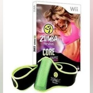Nintendo Wii Zumba Fitness Core w/Fitness Belt (NWOT)